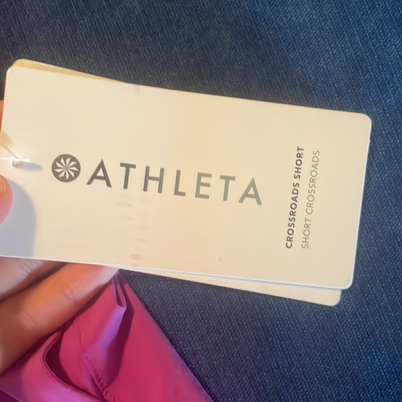 NWT purple he pink new with tags Athleta shorts - Picture 3 of 3